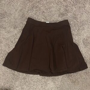 Forever 21 Dark Brown Skater Skirt